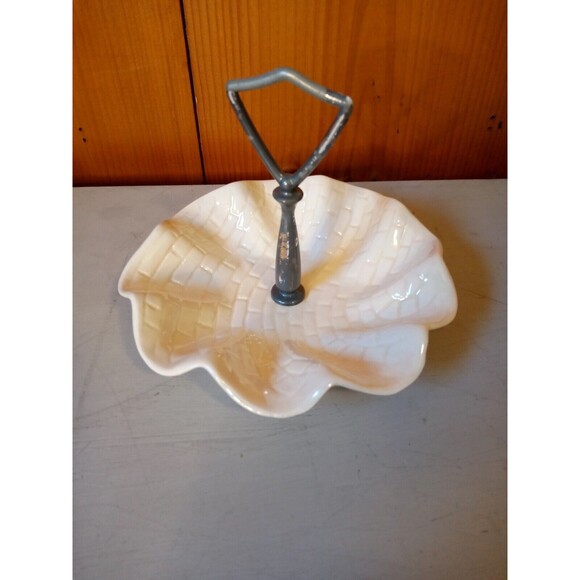 Vintage Made In USA California 276 Serving Dish With Handle - Picture 1 of 4